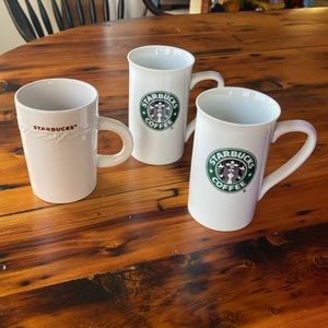 3 Starbucks mugs